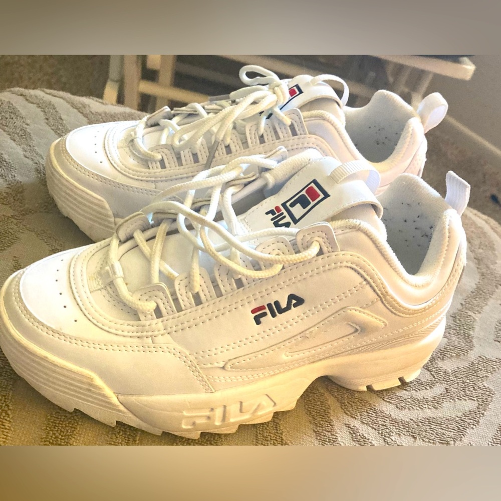 Women’s Fila “Disruptor” low top trainers